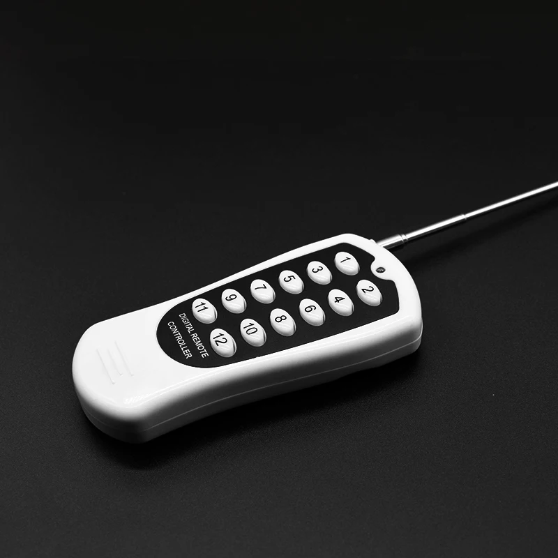 Universal RF 433MHz Wireless Digital Remote Control Transmitter Learning Code Mini for Switch 2/4/6/8/10/12 Button 2262 | Электроника