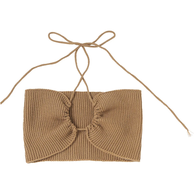 

kywommnz Sexy Neck Hanging Knitted Sling, Women Ingenuity, Thin And Versatile Summer 2021 E1578