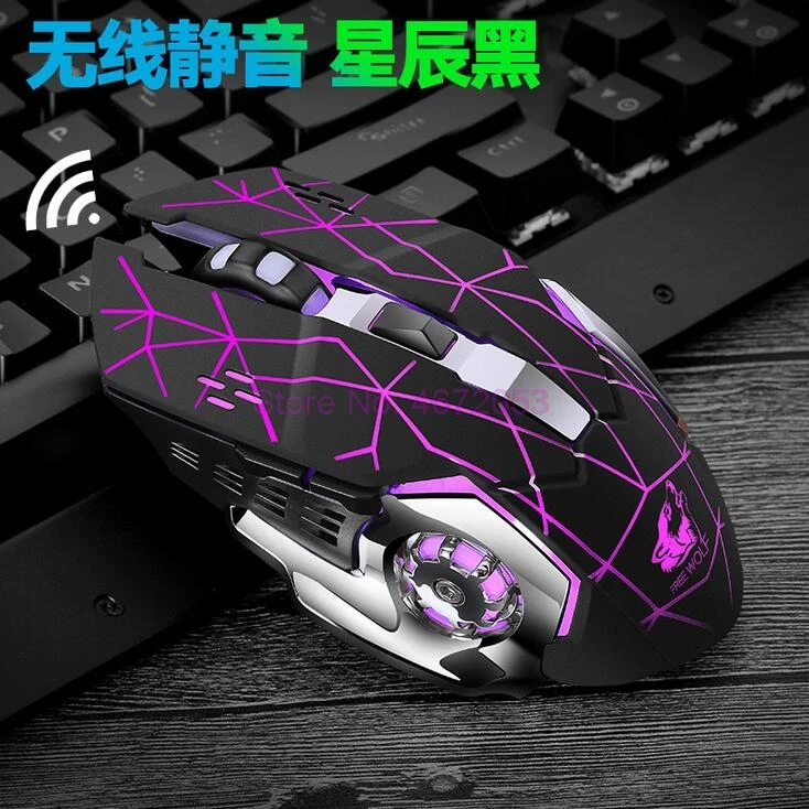 100 шт./лот перезаряжаемая X8 беспроводная Бесшумная USB оптическая эргономичная