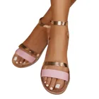 2021 сандалии для женщин удобные женские шлепанцы на плоской подошве летние женские модные сандалии с пряжкой на плоской подошве летние пляжные шлепанцы