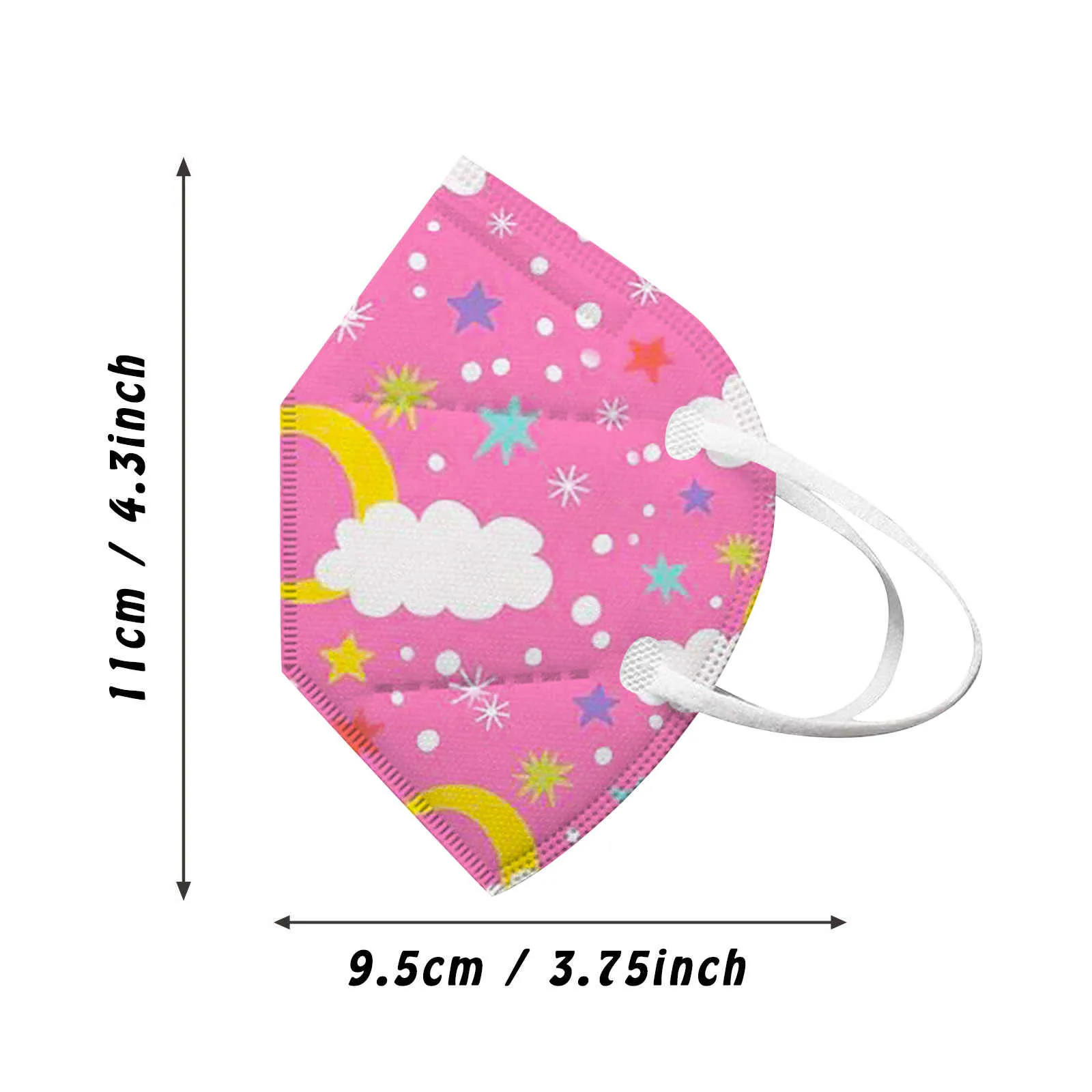 5PCS Child Dinosaurs print Black Mask Washable Face Reusable Dust-Proof Pm2.5 Masks Earloop Bandage Facemask | Тематическая одежда