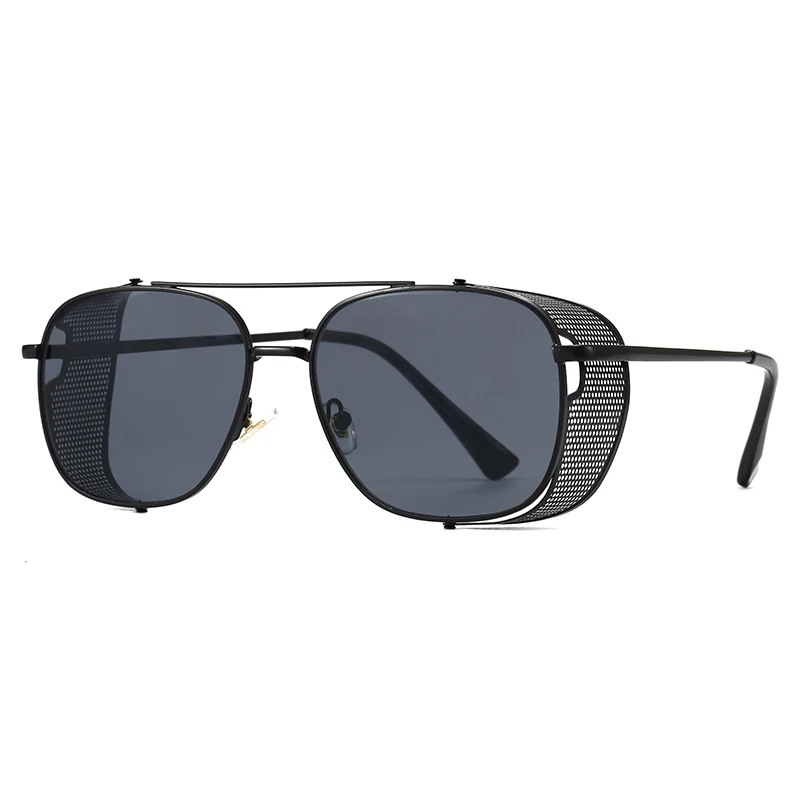 2020 мужские очки в стиле панк женские солнцезащитные ретро модные боковые
