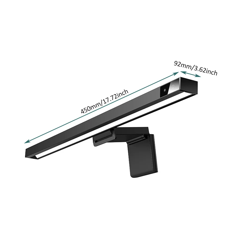 

USB Powered Hanging Dimmable Accessories PC LED Desk Lamp 3 Color Modes Computer Monitor Light No Glare Reading Study Screen Bar