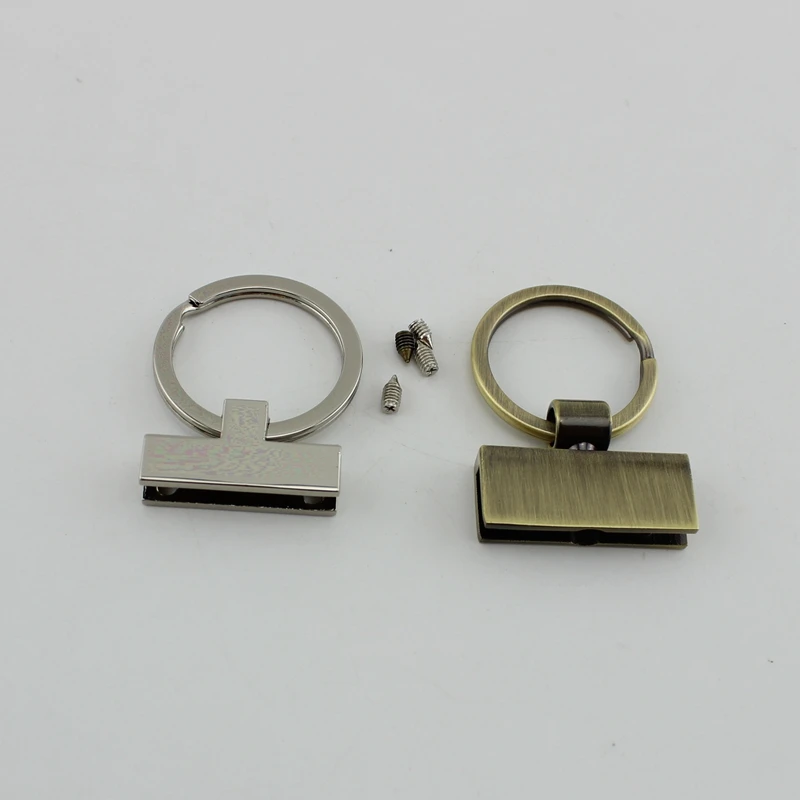 4 шт серебро/латунь античный ремешок брелок металл высокое качество fob держатель