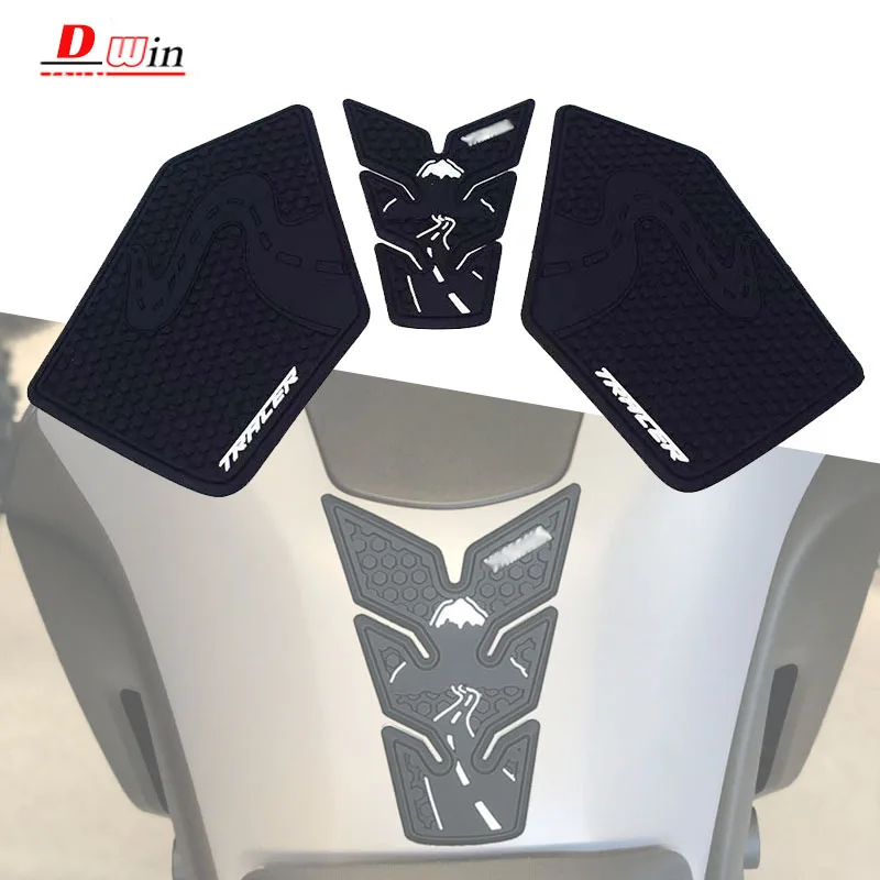 

Tracer 9 GT 2020 2021 MotorTank Pad Protector Sticker Gas Knee Grip Tank Traction Pad Side 3M For YAMAHA Tracer 9 900gt 2020 21