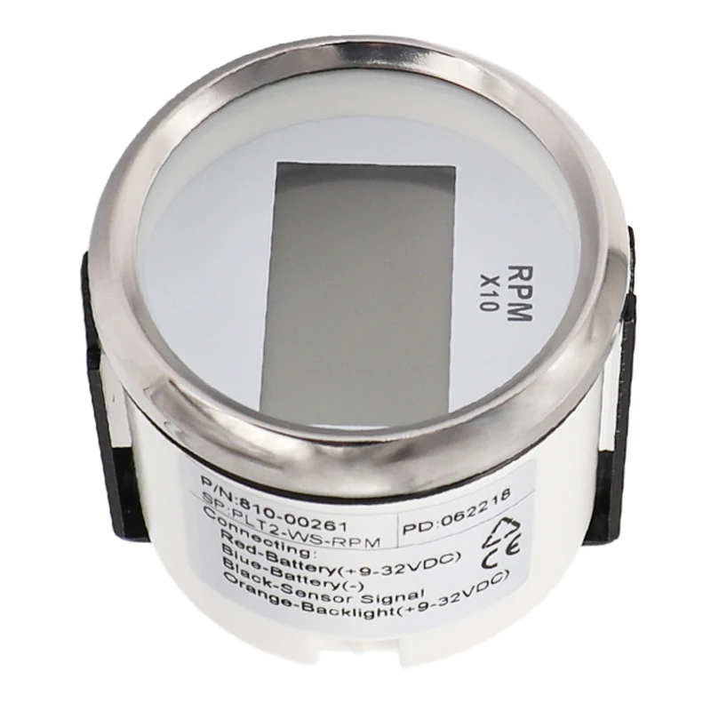 52 мм Универсальный цифровой авто грузовик лодка тахометр 0 9990 об/мин с песочными