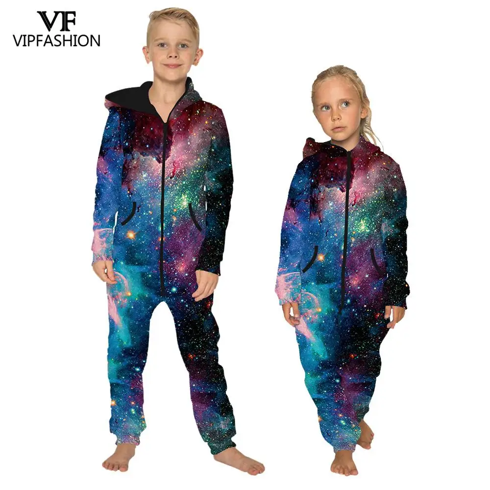VIP Модная Новое поступление для детей костюм из спандекса Galaxy со звездным принтом