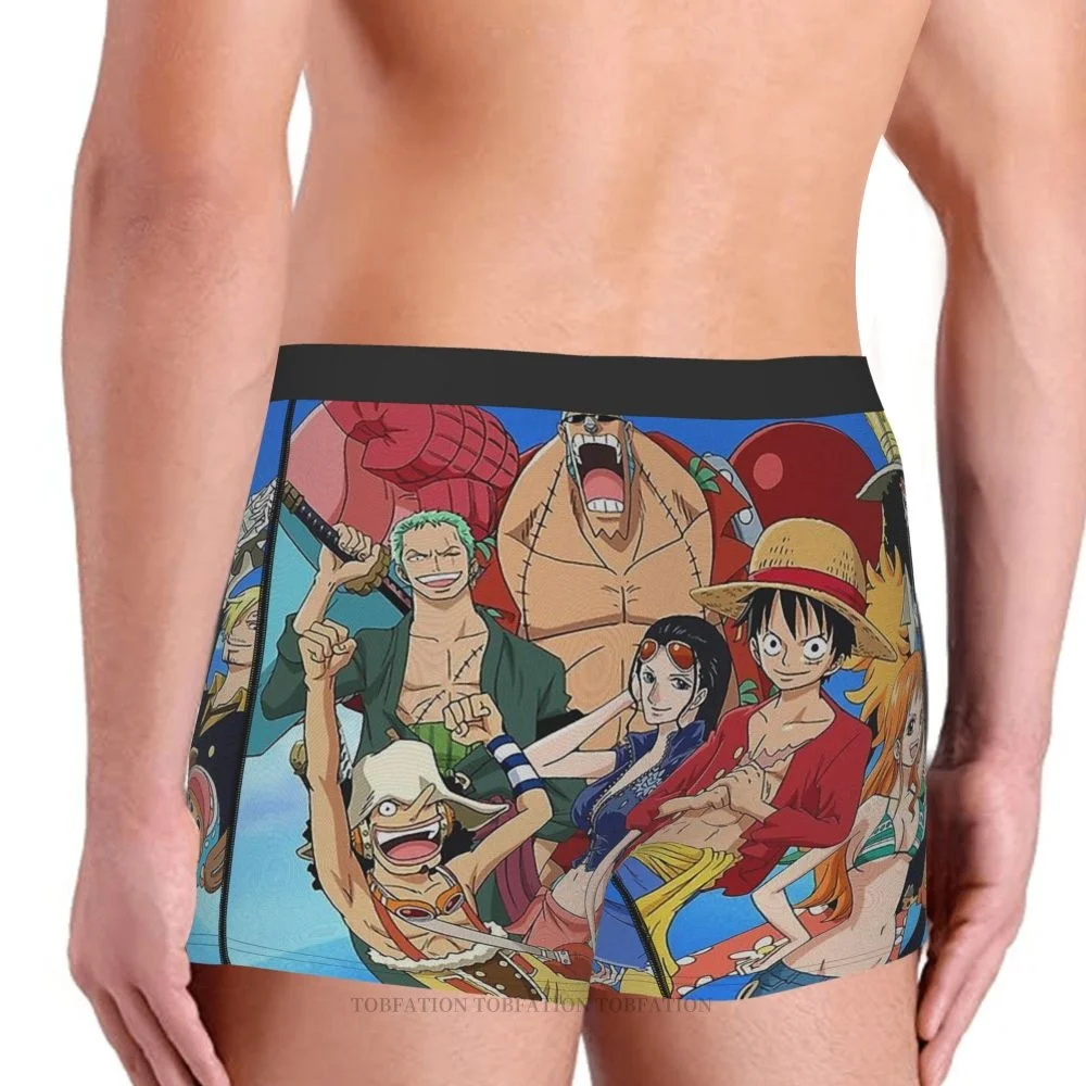Экипировка цельная обезьянка D. Luffy аниме трусы дышащие Мужское нижнее белье