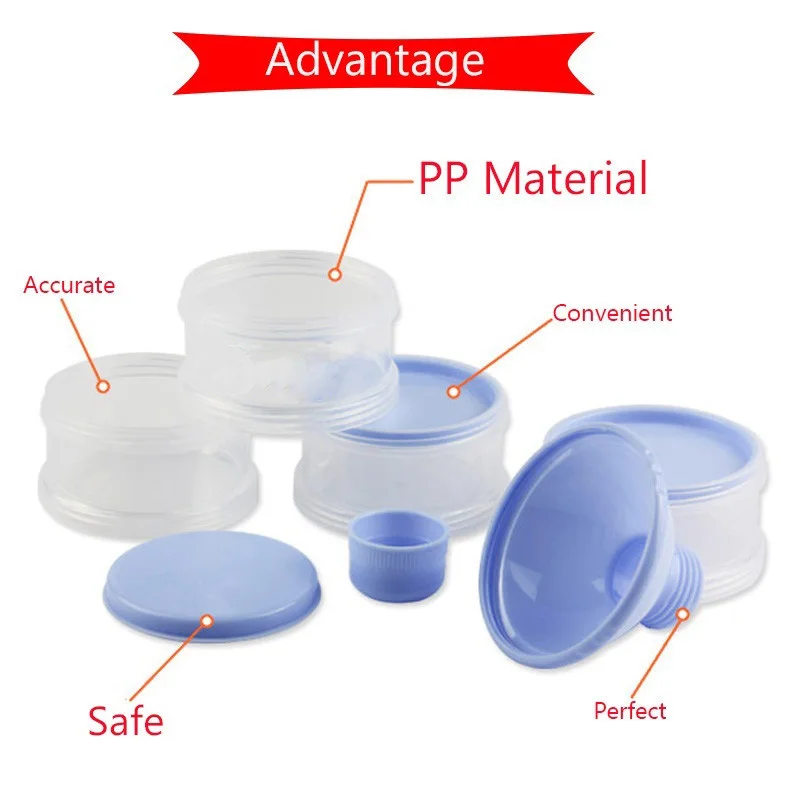 Портативный для малышей Кормление молока порошка и пищевых бутылок Контейнер 3