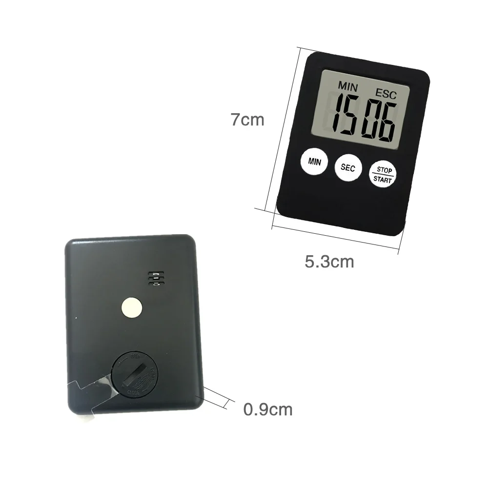 Цифровой кухонный таймер для приготовления пищи обратного отсчета с большим