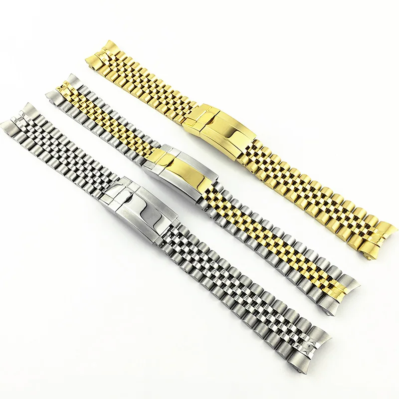 

Строгий браслет для часов 20 мм из нержавеющей стали для Rolex GMT, яхта Daytona, зеленый, черный, водный призрак, подводник