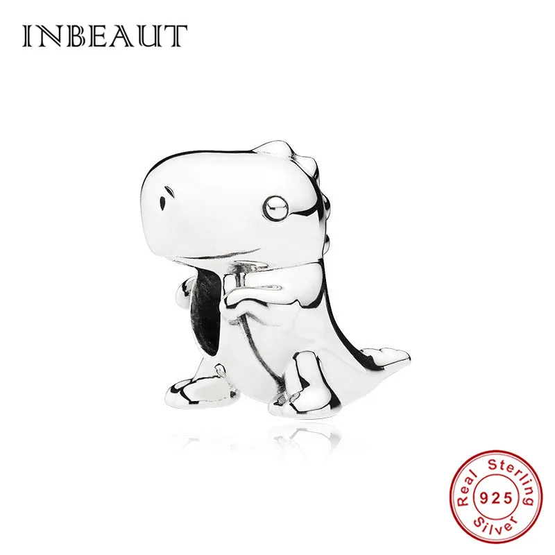 Браслет INBEAUT fit Pandora, серебро 925,, коала, кошка, лиса, бульдог, подвески, слон, лиса, собака, кролик, медведь, бусины, домашнее животное, сделай сам, ювелирное изделие