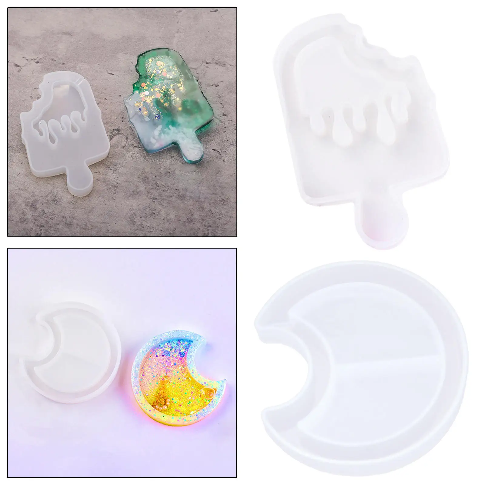 

Силиконовая форма для ювелирных изделий, цепочка для ключей с сыпучим песком, простой набор для творчества, материал для украшений, для дете...