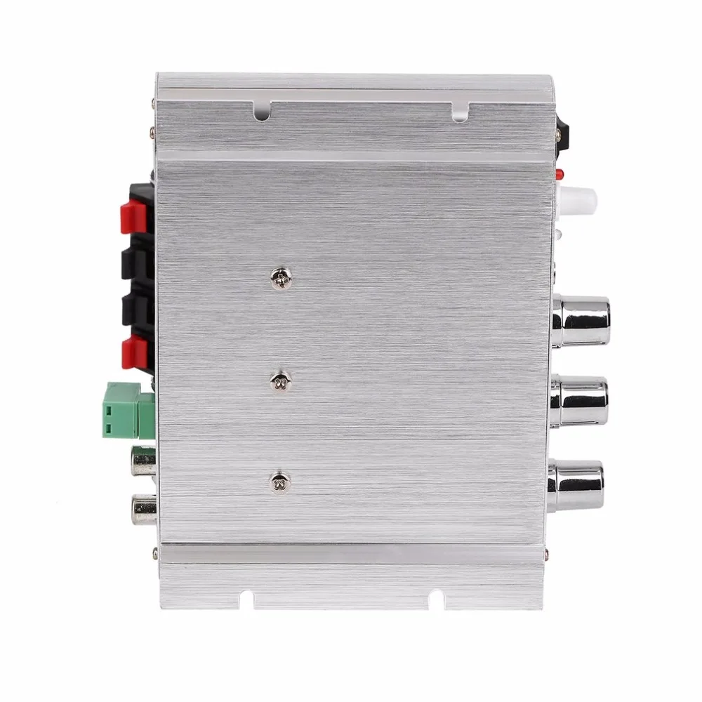 Мини HiFi серебряный 12 В 20 Вт CD MP3 радио авто мотор лодка Домашнее аудио стерео бас