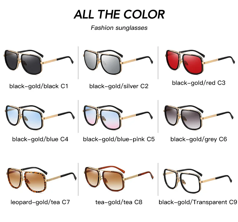 Солнцезащитные очки VWKTUUN мужские Железный человек в стиле стимпанк оправа из