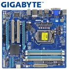 Десктопная Материнская плата GIGABYTE GA-B75M-D3H, B75, разъем LGA 1155, i3, i5, i7, DDR3 32 ГБ, Micro ATX, оригинальная B75M-D3H бу материнская плата