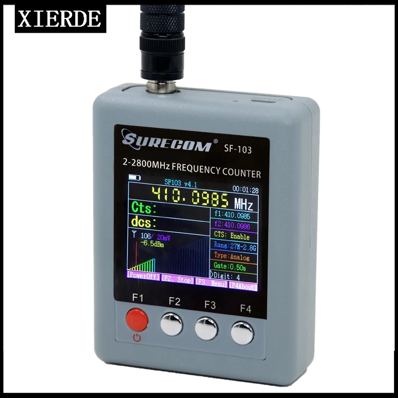 SURECOM Портативный счетчик частоты 2-го поколения 2 МГц ~ 8 ГГц SF103 для DMR и аналогового