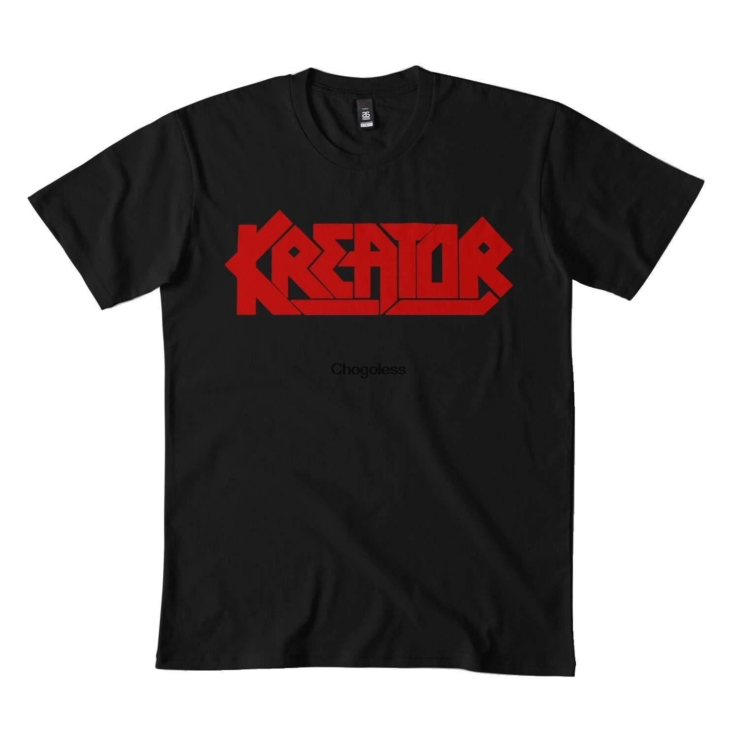 Черная облегающая футболка Kreator bl | Мужская одежда
