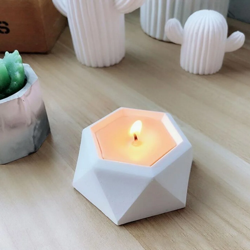 Силиконовая 3D форма для растений суккулентов цветов гипсового цемента мини