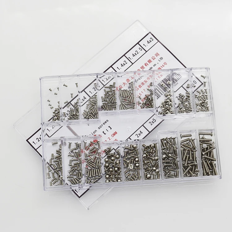 1Set Watch Back Case Mini Screw 1.2mm/1.4mm/2.0mm Diameter Screws Eyeglasses Repair Tool | Инструменты