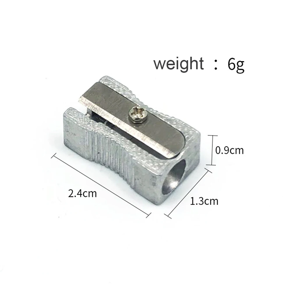 6 шт. точилки для карандашей графит со скошенными красками 1 отверстие