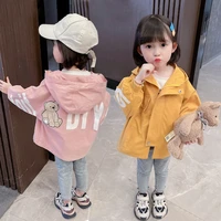 vintage spring autumn coat girls kids outerwear teenage top children clothes costume evening party high quality