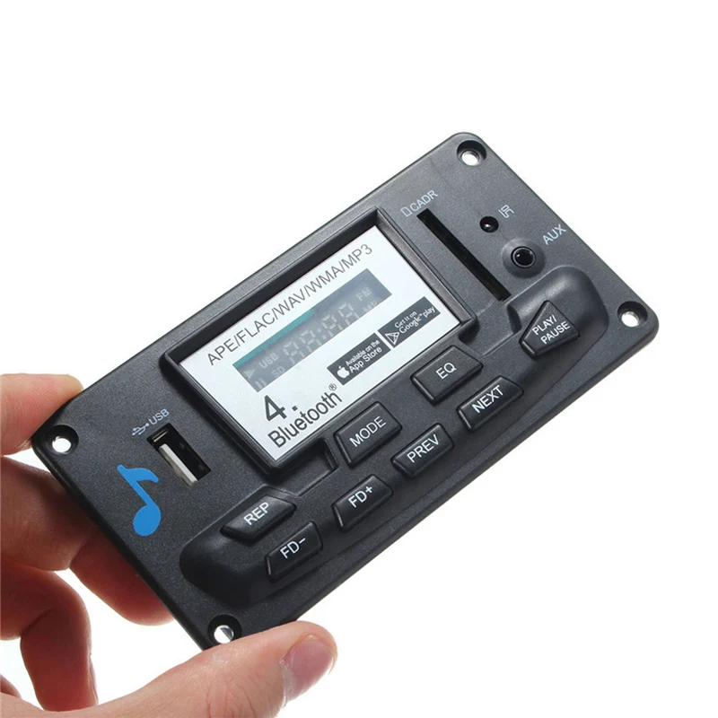 LEORY беспроводной Автомобильный MP3 декодер плата bluetooth 4,0 аудио модуль APE FLAC MP3 WMA DAE аудио AUX U диск SD карта радио приложение управление