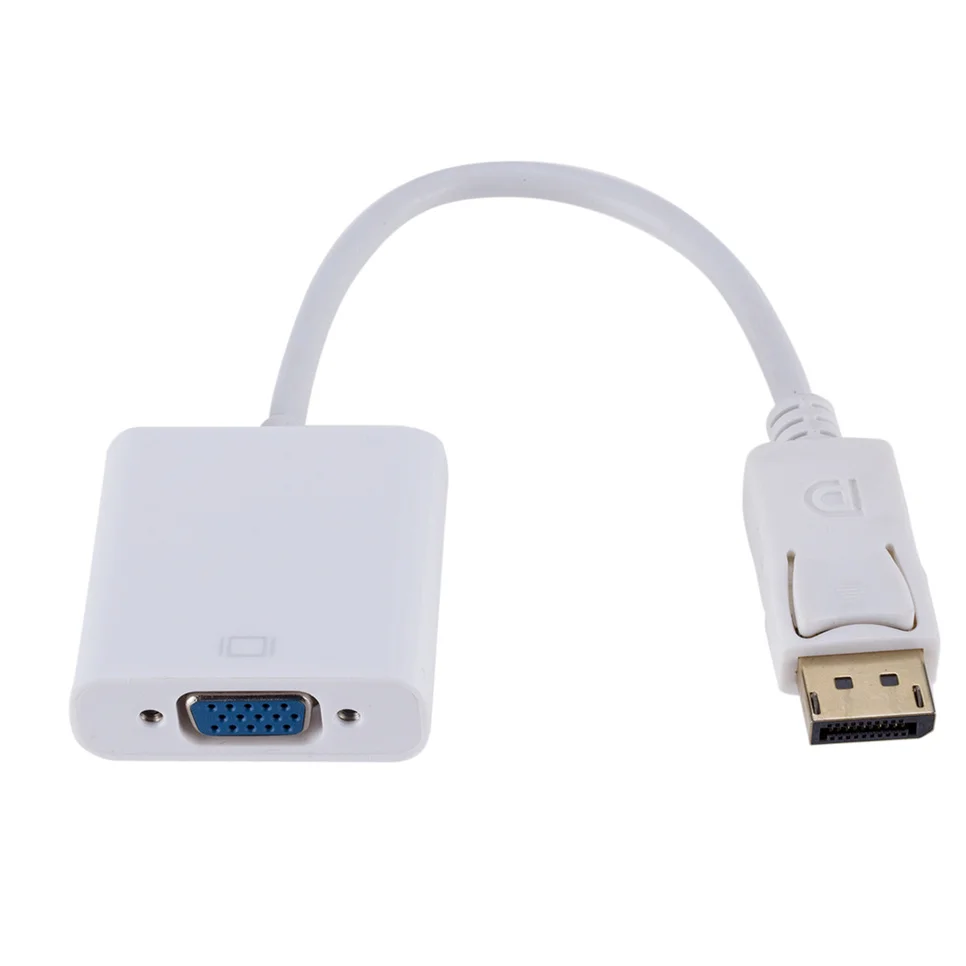 Переходник из DP в VGA переходник DisplayPort штырь-гнездо для ПК ноутбука проектора