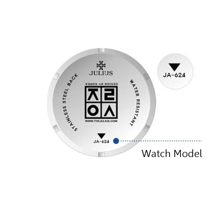 Кожаный ремешок для часов Julius из натуральной кожи оставьте номер ремешка и