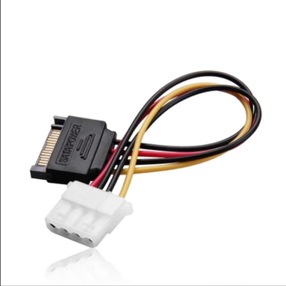 

Кабель-переходник SATA Power мама-Molex папа, 6 дюймов