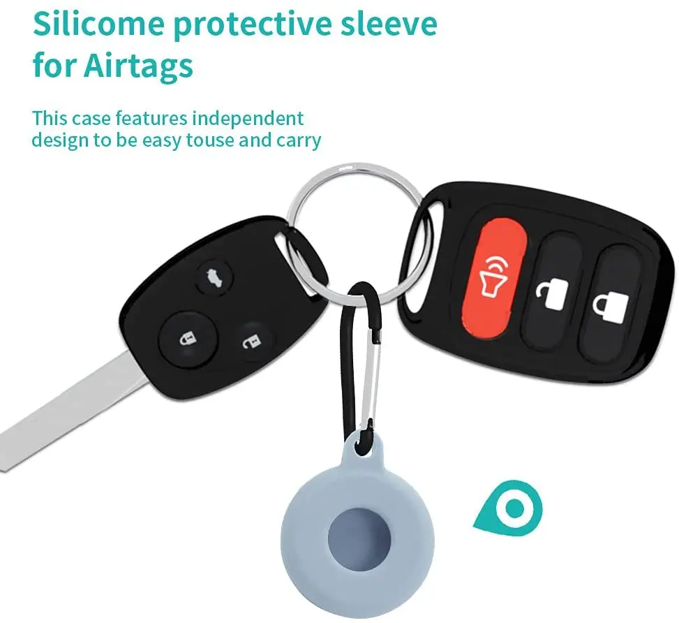 

Protection Case For AirTags Leather Protective Sleeve Anti-scratchCover Protector Shell For Air Tags Locator Tracker Accessorie