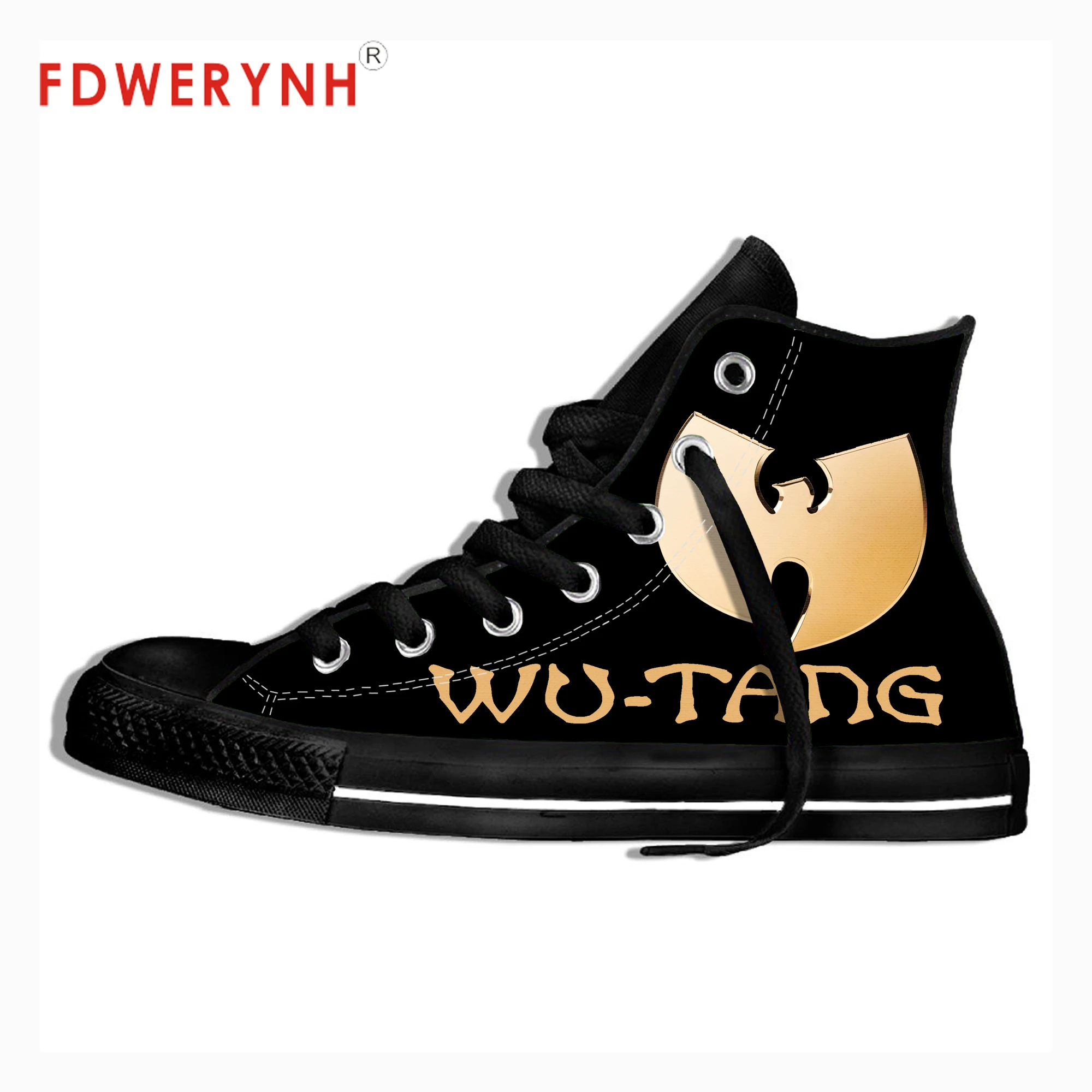 Wu Tang Clan/мужская повседневная обувь из вулканизированной ткани. DARE 3D Zapatos De Hombre; модная крутая уличная дышащая парусиновая обувь черного цвета