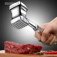stainless steel meat hammer kitchen gadgets multifunction two sides loose meat tenderizers portable steak pork tools