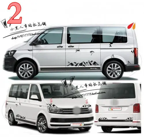 Автомобильные наклейки для Volkswagen Caravelle T5 T6 внешние декоративные MPV