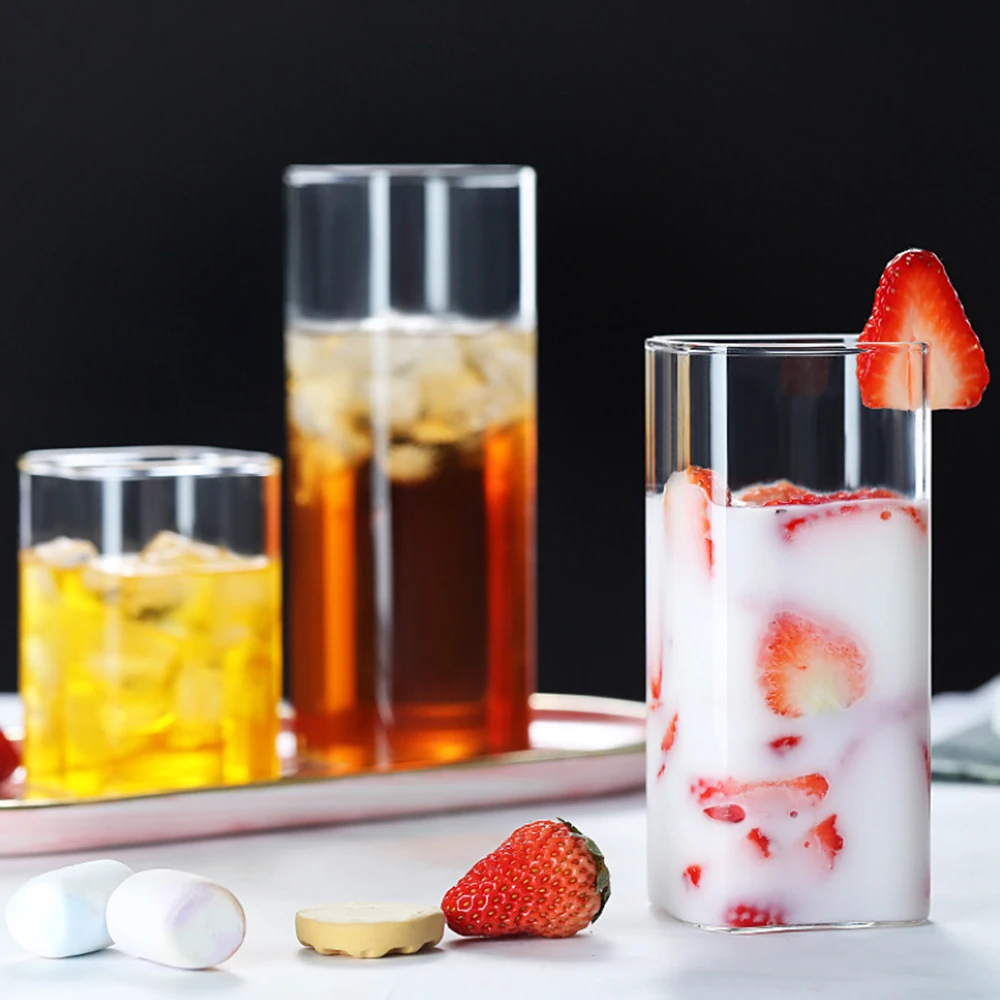 Стеклянная термостойкая настенная стеклянная чашка чашки для кофе/чая и кружки