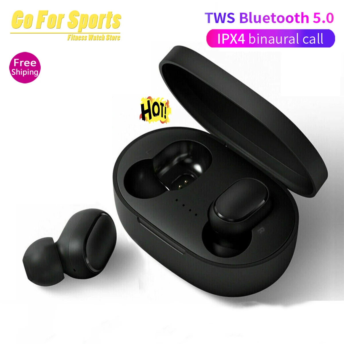 Tws Bluetooth наушники A6S беспроводные вкладыши стереонаушники BT 5 0 с микрофоном для Xiaomi Redmi|Наушники и гарнитуры| |