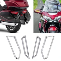 chrome decorative cover mirror surround and taillight trim cover case for honda goldwing gl1800 gl1800