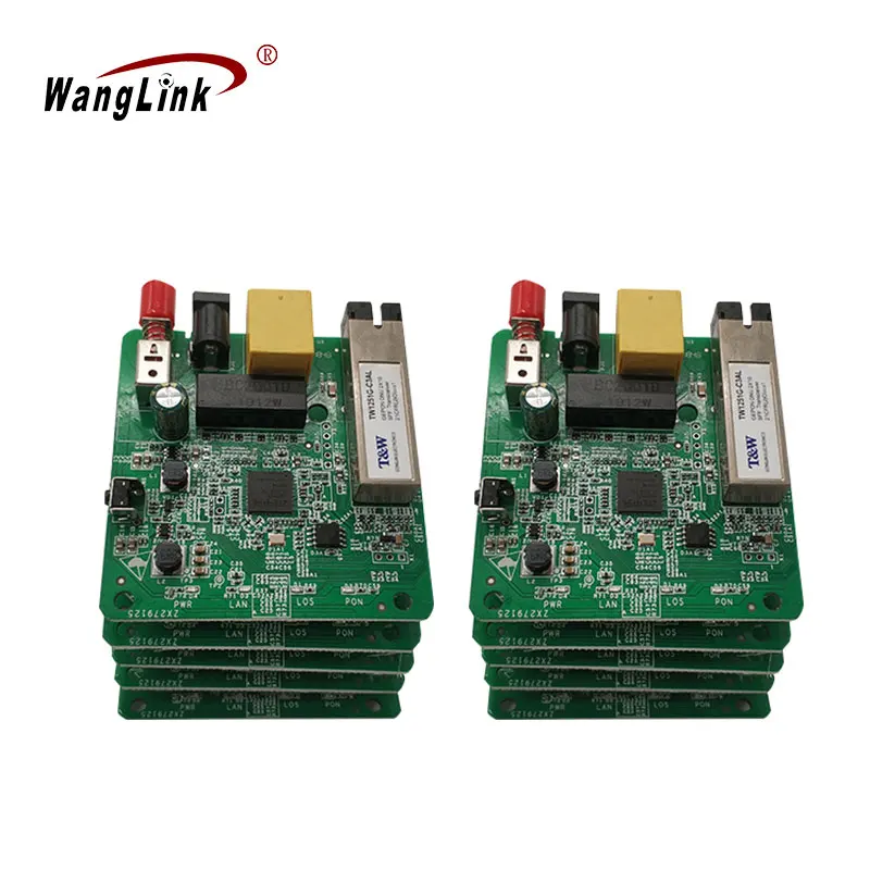 Onu Gpon Gigabit 1 port PCB board ZTE chipset 5/10 piece package for sale gpon onu FTTH free shipping
