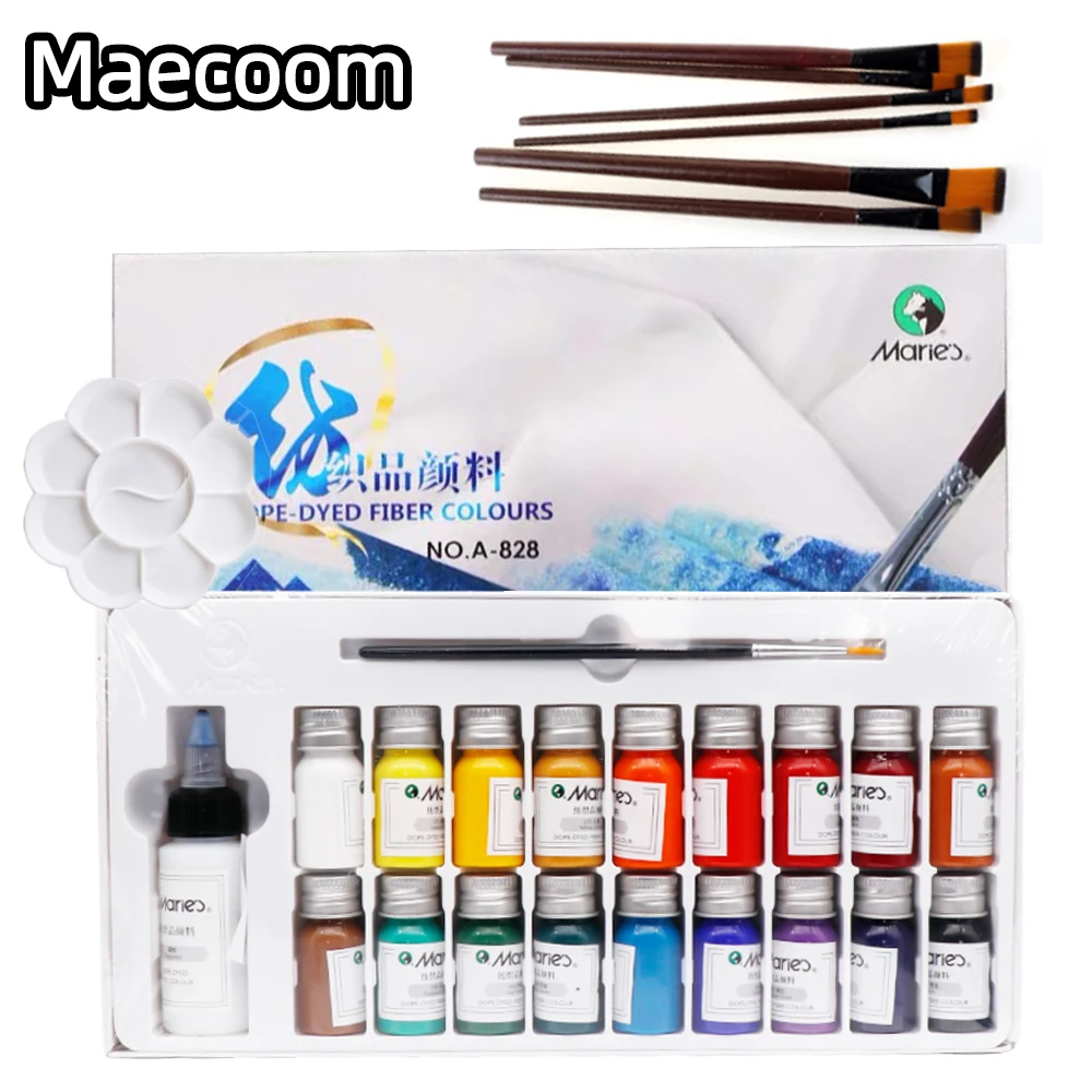 

3D Printer Model Coloring Special Pigment Acrylic Paint PLA ABS DIY Model Color Kit Tool 18 colors 3D Printer Parts tool