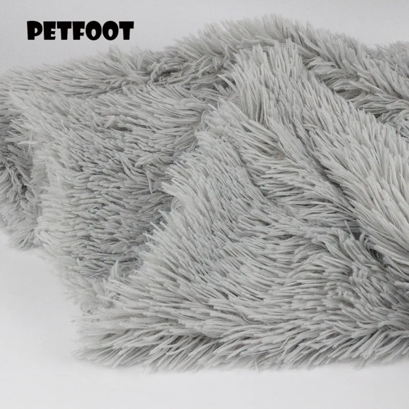 Роскошные Длинные Плюшевые ПЭТ Одеяло кошка спальный коврики Щенок зимние