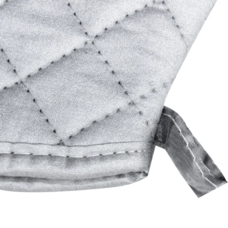 

1Pair 23 inch BBQ Gloves Heat Resistant Supper Long Cotton Oven Mitts Kitchen Microwave Oven Tool
