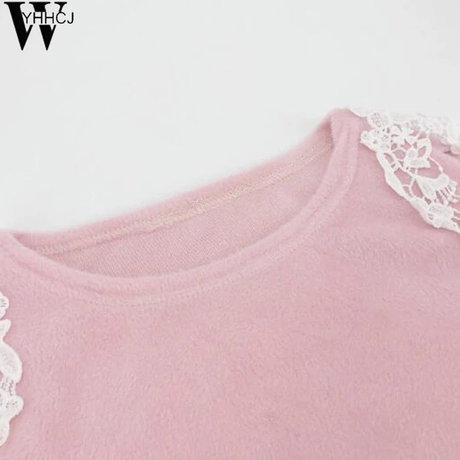 

WYHHCJ 2019 long sleeve patchwork bodycon hollou out tops autumn winter women fashion streetwear outfits party elegant T-shirts