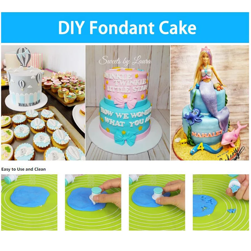 Алфавит цифры Fondant (сахарная) торт пресс-формы для выпекания печенья Форма