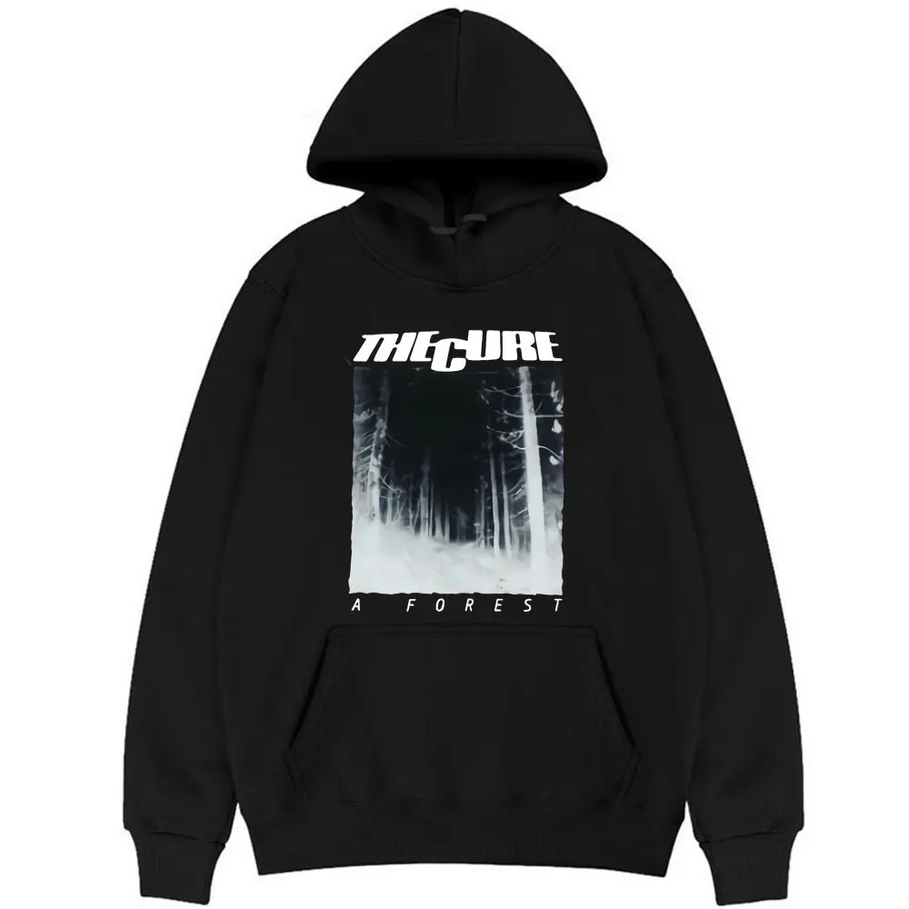

Men Hoodies THE CURE A FOREST Hooded Coat Fashion Trend Sweatshirt Mens Unique Cotton Streetwear Unisex Harajuku Clothes