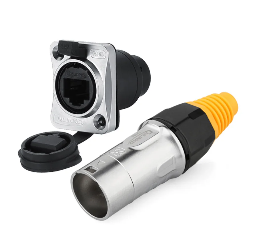 

Разъем 8P8C RJ45, водонепроницаемый, штекер RJ45 и гнездовые панели RJ45, сетевой разъем Ethernet RJ45