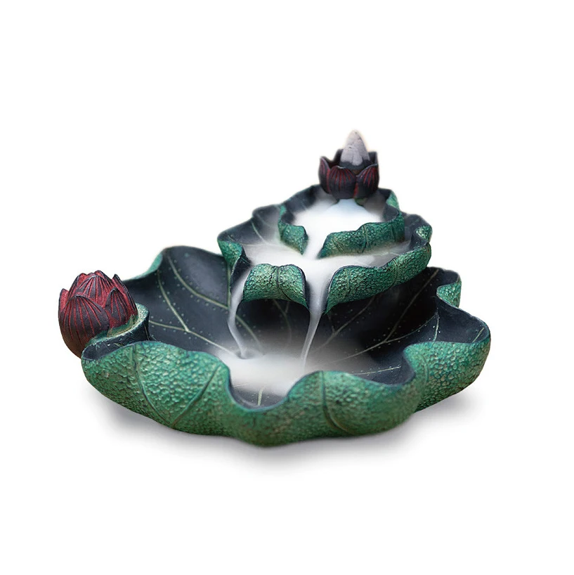 Украшение в виде водопада благовония горелка Готический задний поток аравийская