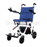 2 brushless motor foldable electric power wheelchair for disabled people scooter use on plane
