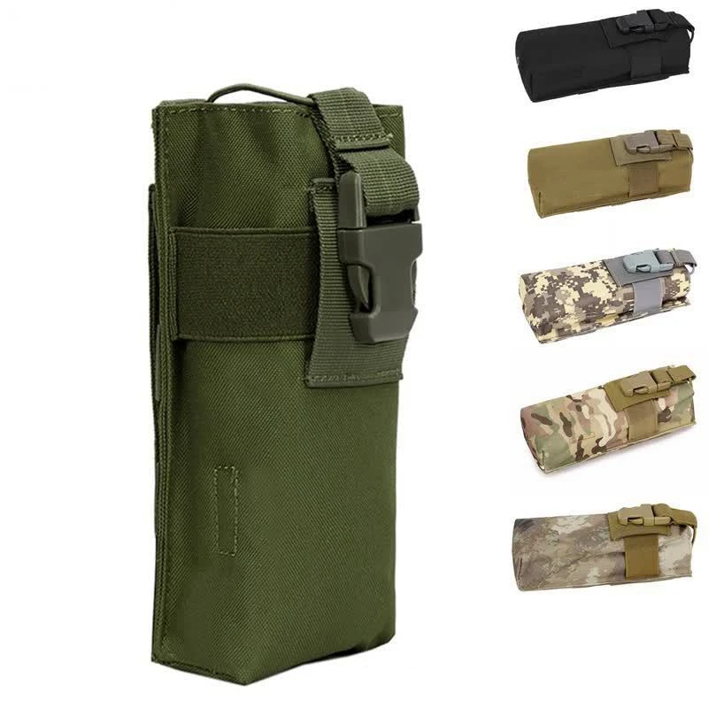 Военная Сумка для бутылки с водой системой Molle 600D нейлоновая тактическая Боевая