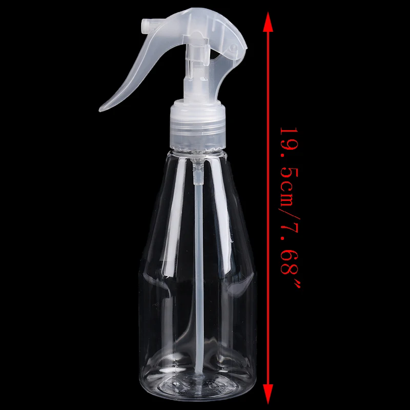 

New 300ml / 200ml Plastic Portable Spray Bottle Transparent Moisture Atomizer Pot Fine Mist Sprayer Bottles Tools