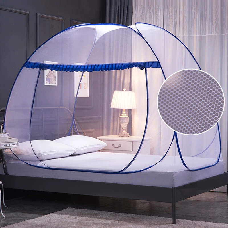 Однодверная монгольская Юрта москитная сетка с двойной молнией кружевной дизайн